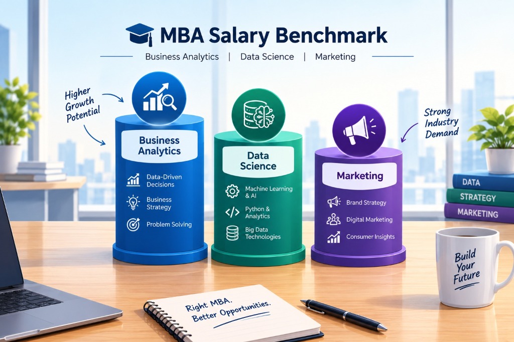 MBA in Business Analytics vs Data Science vs Marketing: Salary Benchmarks